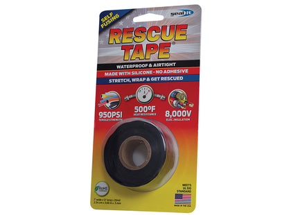 Bond-It Rescue Tape. Multi Purpose Repair Tape. Black. (Box of 8)