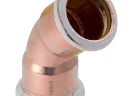 Geberit Mapress Copper Bend 45° 22mm - 34516