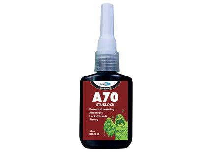 Bond-It A70 Studlock. Red. Size 50ml. (Box of 15)