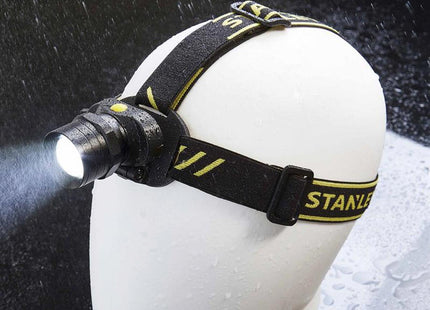 Stanley Lighting Zoom Head Torch 300 Lumens