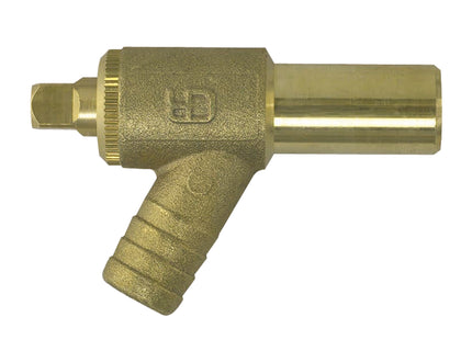 John Guest Speedfit Brass Drain Cock 15mm