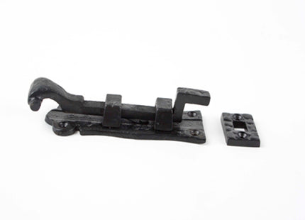 Owlett-Jaton Black Antique Door Bolt - Necked Exb 152mm / 6" - Kx983 (Box of 5)