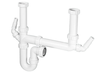 McAlpine SK2A Standard Double Bowl Kit with 2 Nozzles