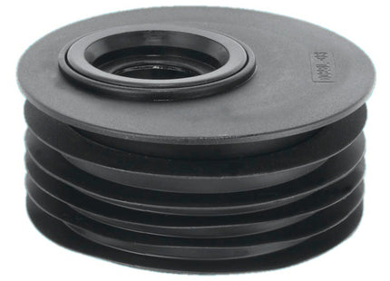 McAlpine DC2BL-OS Black 4"/110mm Offset Drain Reducer Connector