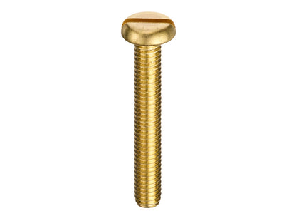 Unifix Brass Machine Screws Slotted Pan Head DIN 85 - M4 x 12 (Box of 200)