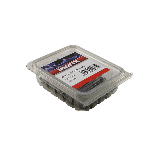 Unifix Bright Cut Clasp Nails 2.5Kg Tubs - 65mm (Box of 4)