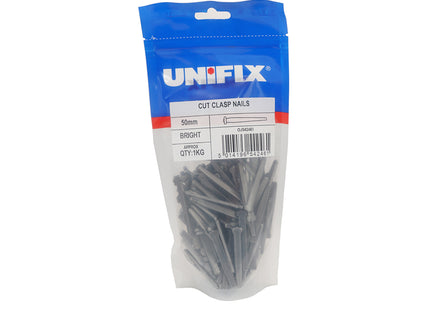 Unifix Bright Cut Clasp Nail - 65mm (1Kg Bag) (Box of 5)