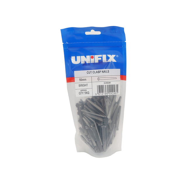 Unifix Bright Cut Clasp Nail - 50mm (500g Bag) (Box of 5)
