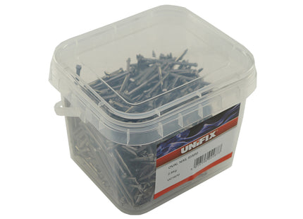 Unifix Bright Oval Brad Nails 2.5Kg Tubs - 40mm (Box of 4)
