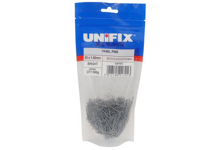 Unifix Bright Panel Pins - 40 x 1.60mm (1Kg Bag) (Box of 5)