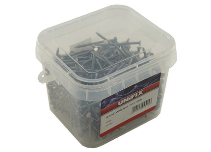 Unifix Bright Round Wire Nails 2.5Kg Tubs - 40mm x 2.36 (Box of 4)