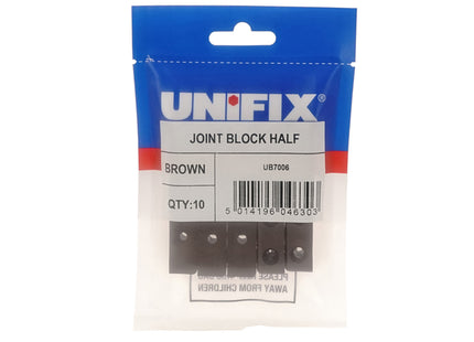 Unifix Joint Block Half Brown (Box of 50)