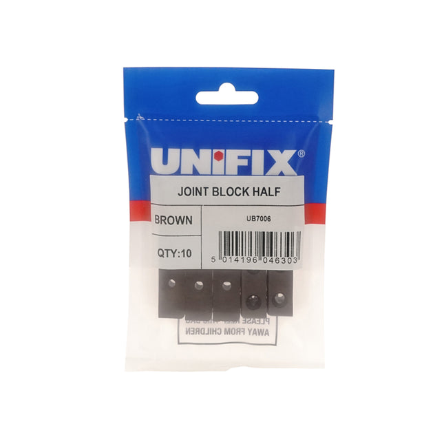 Unifix Joint Block Half Brown (Box of 50)