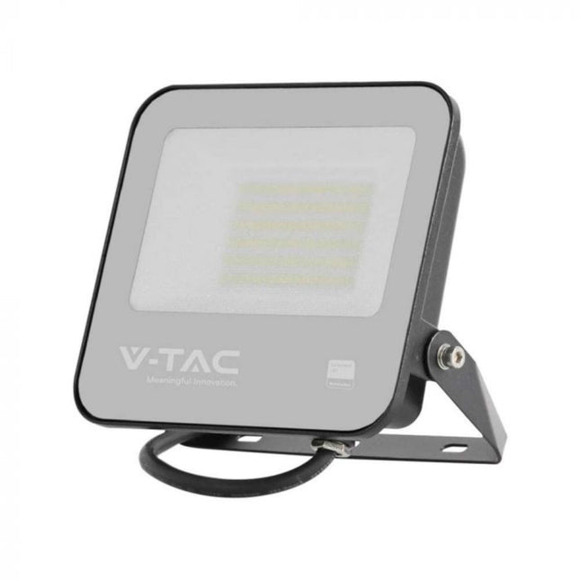V-Tac Lumi Vt-4455 50W Floodlight Samsung Chip 4000K Black Body Grey Glass 135Lm/W