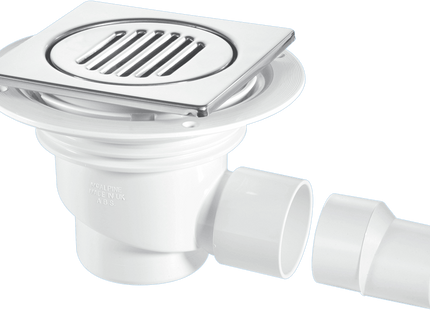 McAlpine TSG1-T150SS 75mm Water Seal Gully with Horizontal Outlet for Tiled or Stone Floors