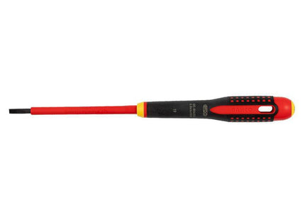Bahco Ergo Vde Insulated Slotted Screwdriver 4.0 X 100Mm