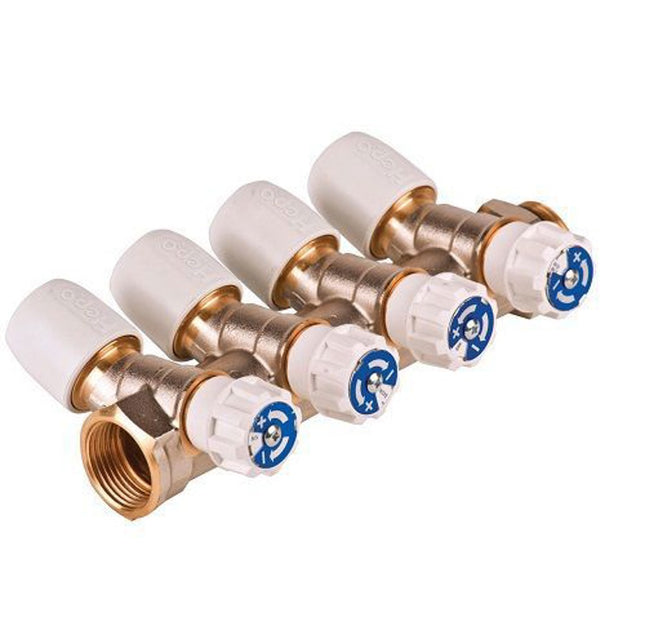 Hep20 Hep2o HX94T Manifold 15x3/4" Brass 4 Port - HX94T/15W