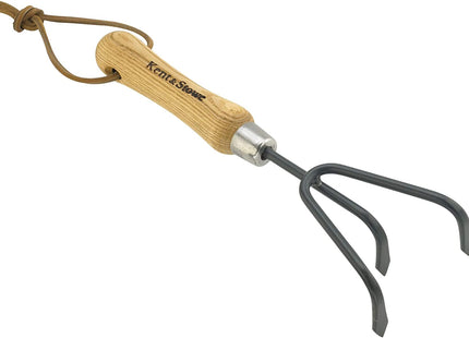 Kent & Stowe Carbon Steel Hand 3-Prong Cultivator, Fsc