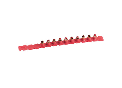 JCP Fixings Medium/High Cartridge Strips - Red (Box of 100)
