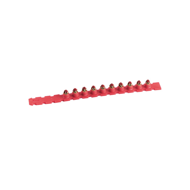 JCP Fixings Medium/High Cartridge Strips - Red (Box of 100)