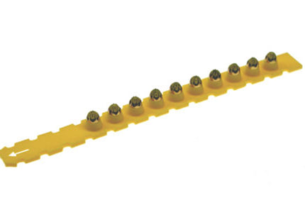 JCP Fixings Low/Medium Cartridge Strips - Yellow (Box of 100)
