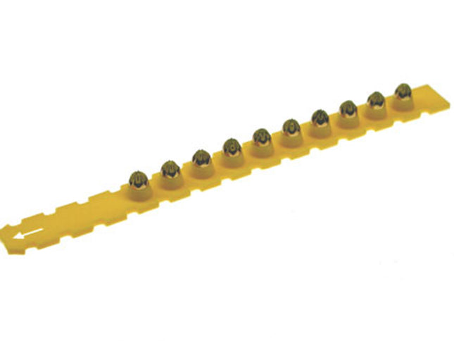JCP Fixings Low/Medium Cartridge Strips - Yellow (Box of 100)