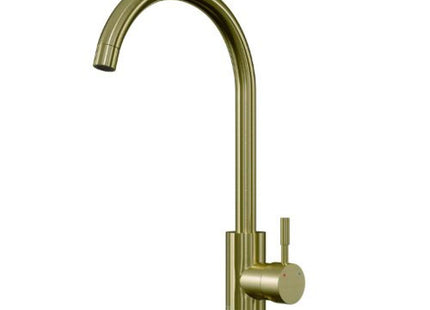 Fresssh Single Lever Kitchen Mixer Brushed Brass - PDT-000542