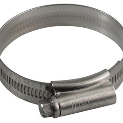 (Size 2) Stainless Steel Hose Clip 40 - 55Mm (1.5/8 - 2.1/8In) (Pack of 10)