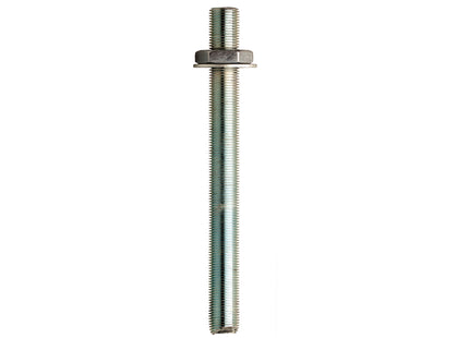 JCP Fixings J-Fix Studs Plain Ended Grade 5.8 Threaded Stud Bright Zinc Plated - M12 x 200 (Box of 10)