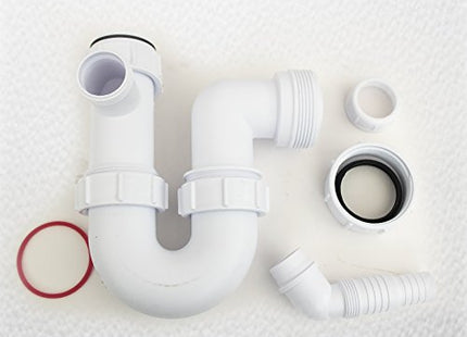 McAlpine WM14 75mm Water Seal Tubular Swivel 'P' Trap with 1½" Multifit Outlet and 135° swivel inlet connection for the discharge from a domestic appliance