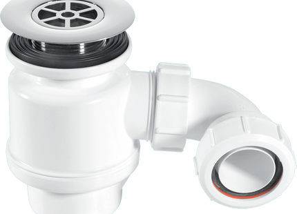 McAlpine STW8-R 50mm Water Seal Resealing Shower Trap with Multifit Outlet