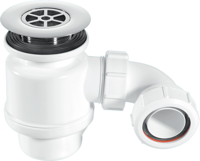 McAlpine STW8-R 50mm Water Seal Resealing Shower Trap with Multifit Outlet