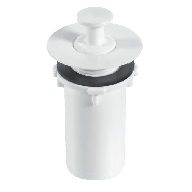 Mcalpine MCA Waste for Caravans and Boats, 50mm White Plastic Flange - CTW1