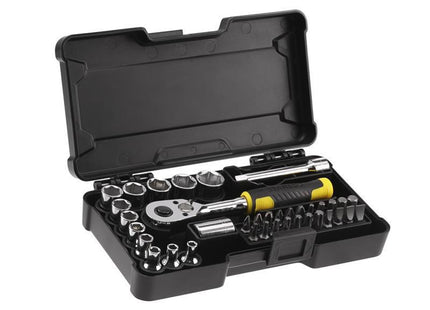 Stanley Hand Tools 1/4In Compact Socket Set, 37 Piece