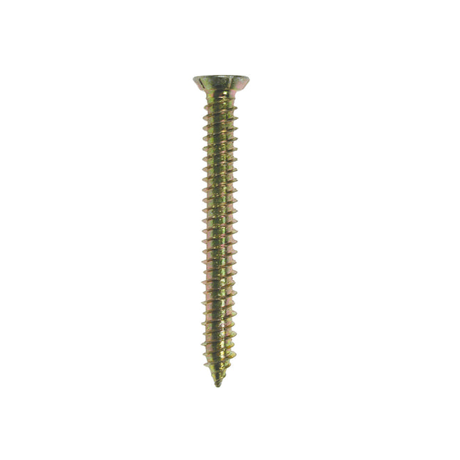 JCP Fixings Concrete Screws Countersunk Head ZYP - 7.5 x 50mm (Box of 100)