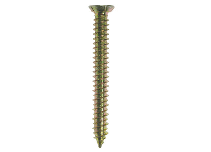 JCP Fixings Concrete Screws Countersunk Head ZYP - 7.5 x 110mm (Box of 100)
