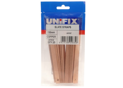 Unifix Copper Slate Strap - 150mm (Box of 125)