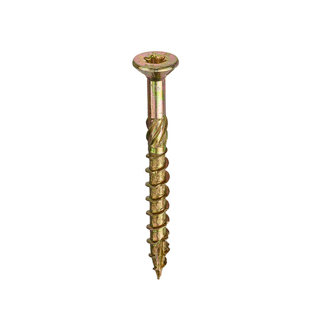 Eurotec Twistec Woodscrews Countersunk Head Tx40 ZYP CE - 8.0 x 200mm (Box of 50)