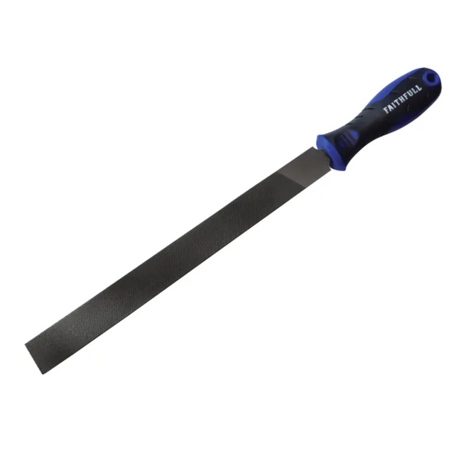 Faithfull Handled Hand Bastard Cut Engineers File 250Mm (10In)
