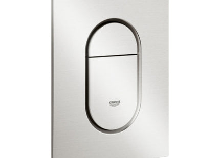 Grohe Arena Cosmo Small Flush Plate Supersteel - 37624DC0 - Modern Bathroom Accessory