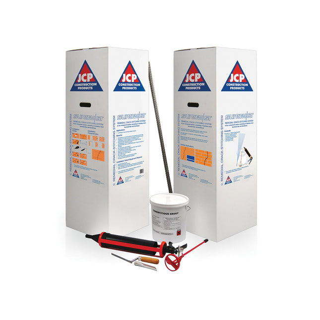 JCP Fixings Crack Stitch Twist Starter Kit - FJCSKIT - Perfect for Structural Repairs