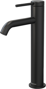 McAlpine Kelvin Tall Basin Mixer Tap Matt Black TBM-K-MB