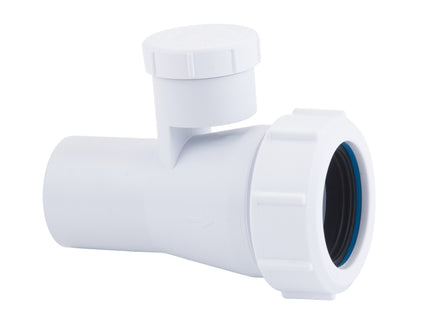 McAlpine 1 1/4" Anti Siphon Adaptor - White