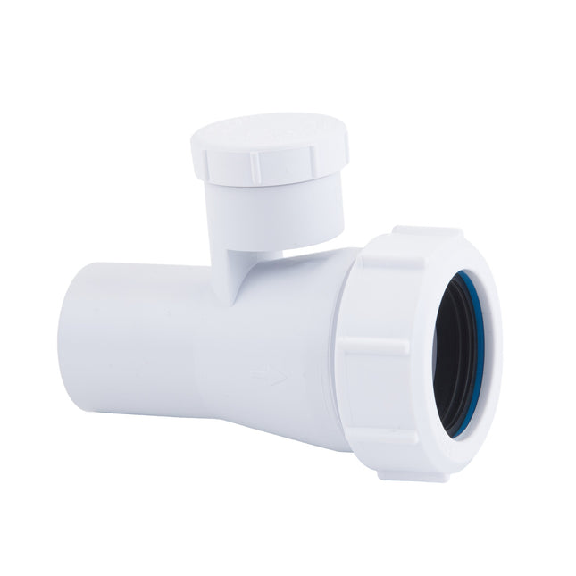 McAlpine 1 1/4" Anti Siphon Adaptor - White