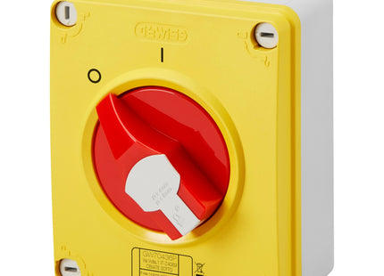 Gewiss Isolator Hp Insulated Box 40A 4P Emergency