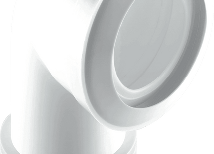 McAlpine MAC-8 97-107mm Inlet x 4"/110mm Outlet 90° Bend MACFIT WC Connector
