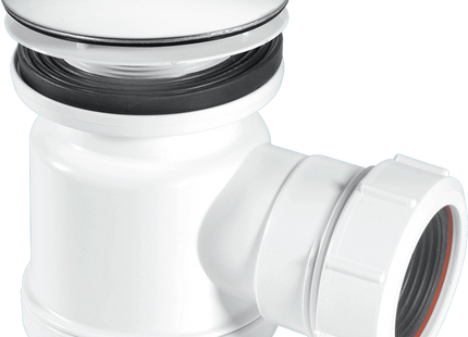 McAlpine STW7-M 19mm Water Seal Shower Trap with Universal Outlet