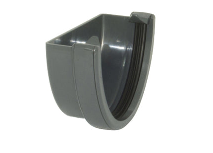 FloPlast Hi-Cap External Stop End Anthracite - 458745