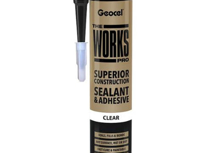 Geocel The Works Pro Clear 290ml - 6001241/C03
