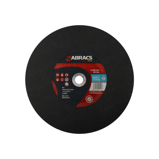 Abracs Proflex Flat Metal Cutting Disc - 355 x 2.8 x 25.4mm (Box of 25)